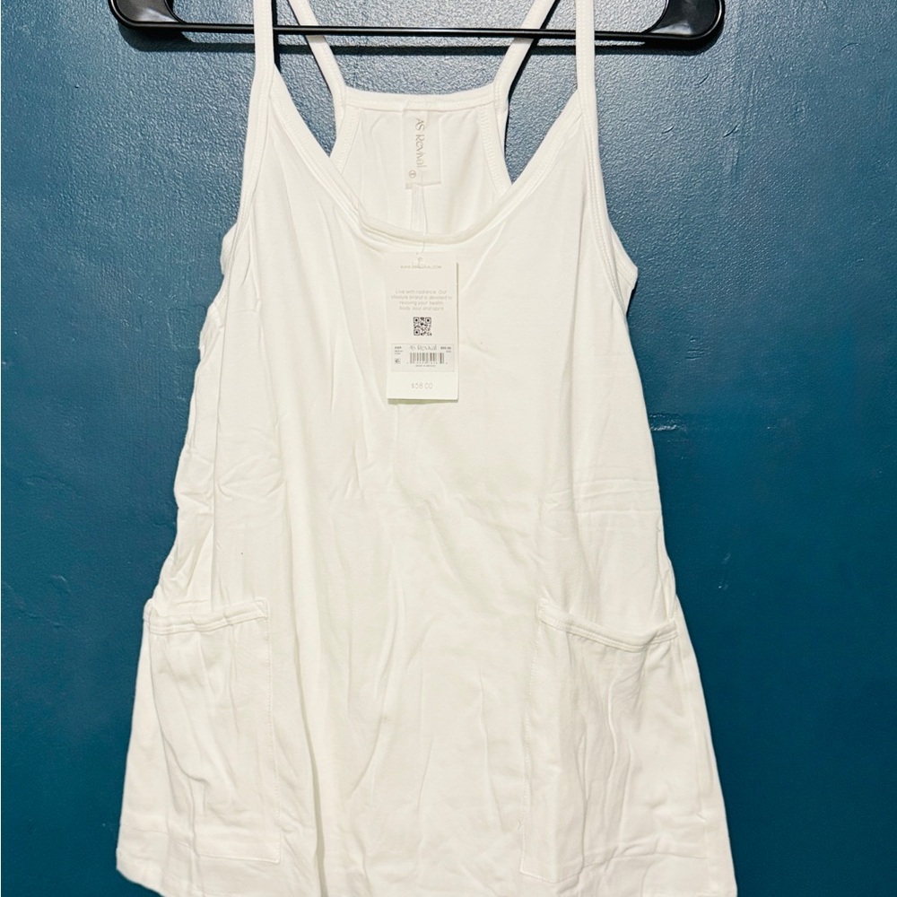 AS Revival White Mini Dress with built in Romper